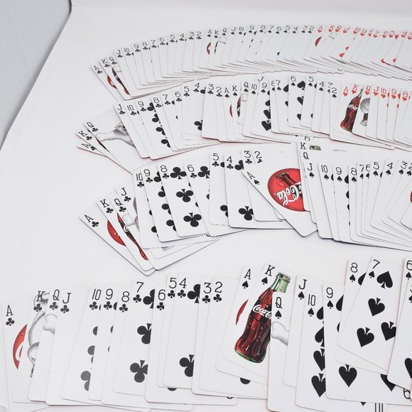 Vintage Coca Cola Playing Cards 4 Full Decks Polar Bear  1998 Game Night Collect - Picture 10 of 12
